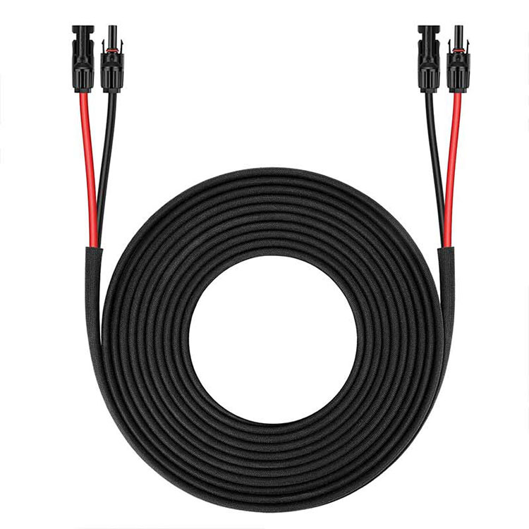 ਸੋਲਰ ਪੈਨਲ ਐਕਸਟੈਂਸ਼ਨ ਕੇਬਲ-25FT 10AWG(6mm2) ਸੋਲਰ ਪੈਨਲ ਵਾਇਰ ਟਵਿਨ